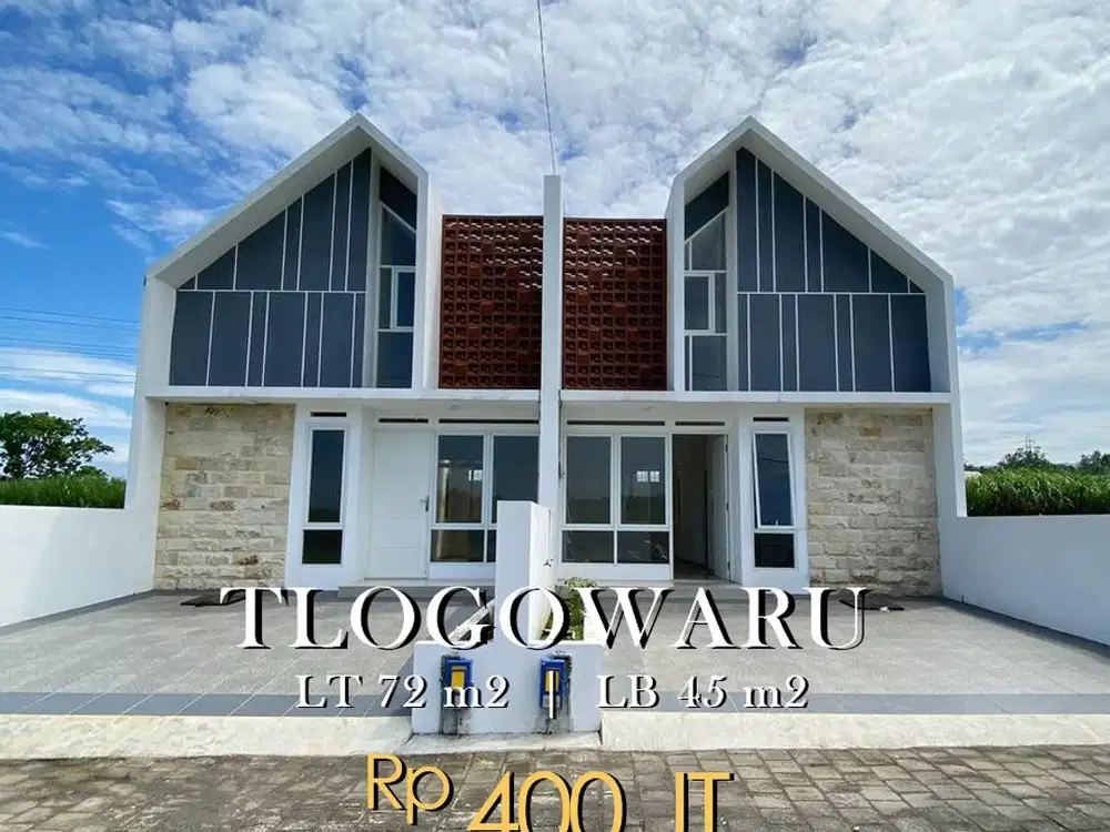 RUMAH SCANDINAVIAN MURAH AREA TLOGOWARU KOTA MALANG DEKAT GADANG