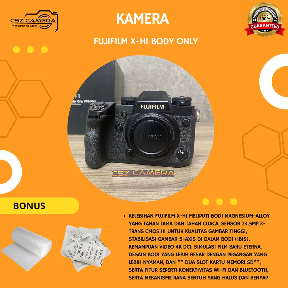 Fujifilm X-H1 Body Only Normal No Minus