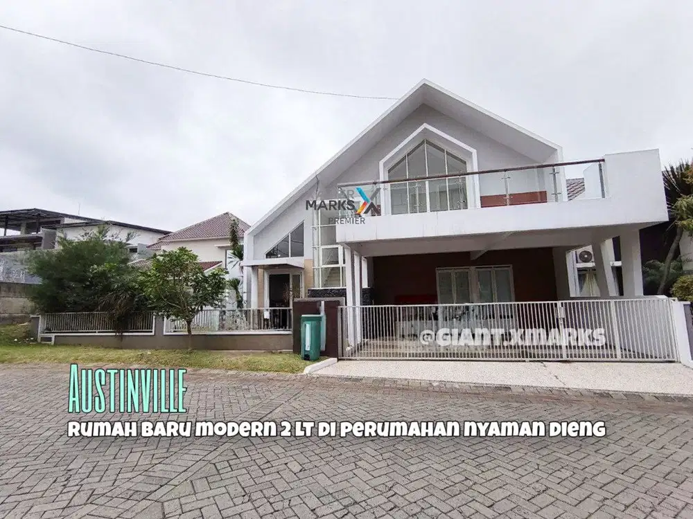Rumah modern baru di Austinville Dieng Malang
