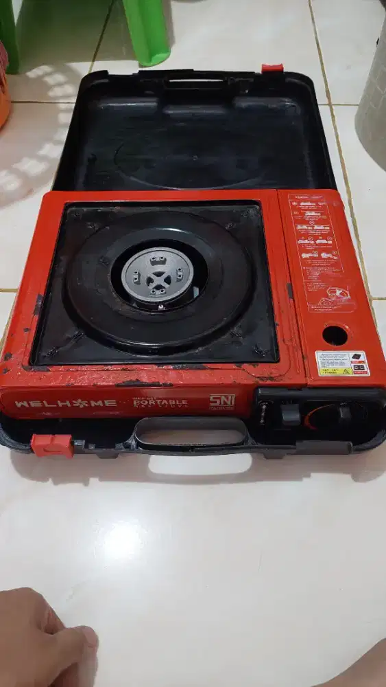 Kompor Gas Mini Portable Wellhome Well Home