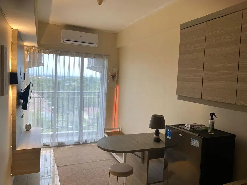 Jual Ful Furnish Apartemen Serpong Green View BSD dekat Stasiun