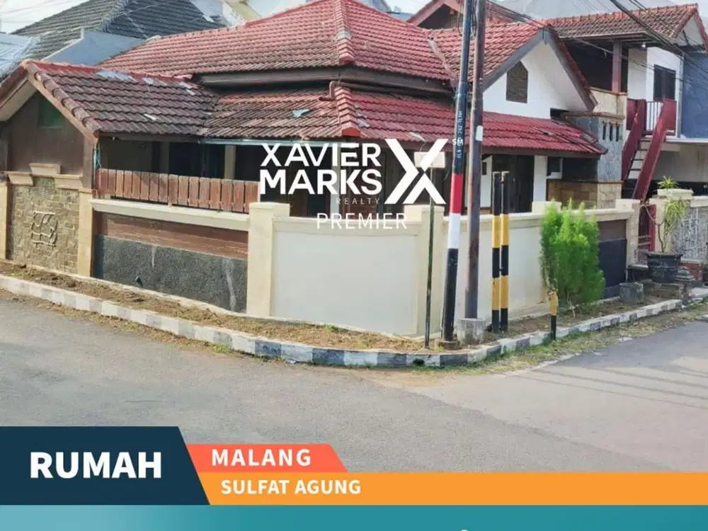 Rumah Estetik Semi Furnished Posisi Hook Di Sulfat Agung Malang