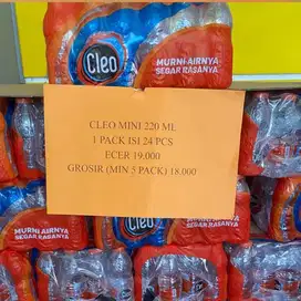 Minuman cleo 220 ml