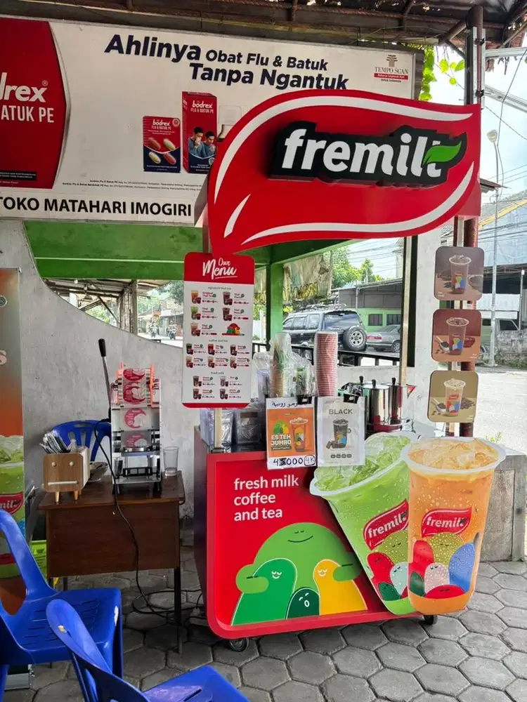Jaga booth minuman
