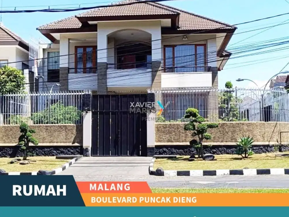Rumah Mewah Terawat 2 Lantai Di Boulevard Puncak Dieng, Malang