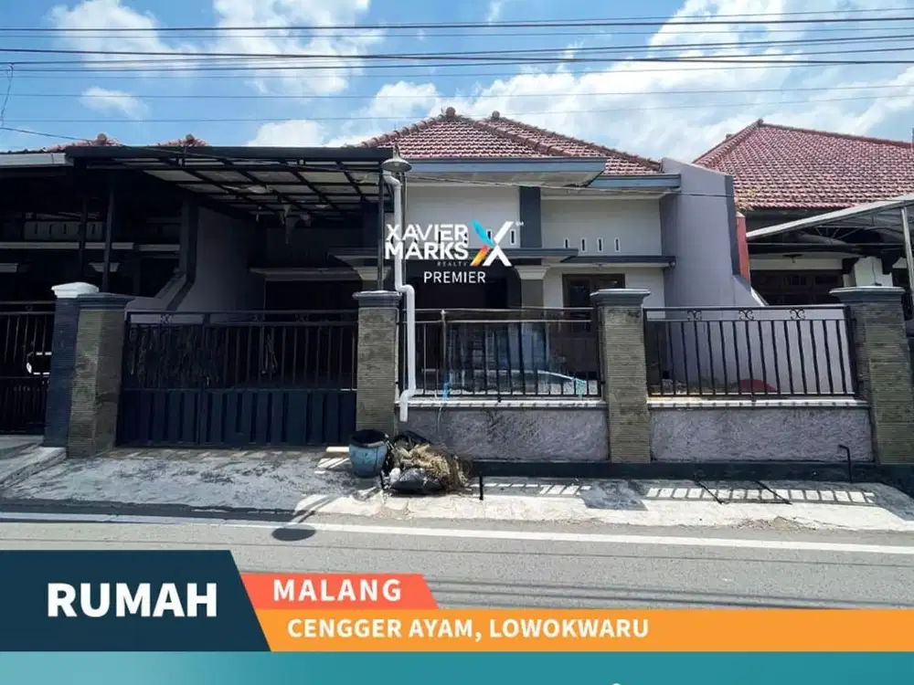 Rumah Siap Huni Furnished di Cengger Ayam Lowokwaru Malang