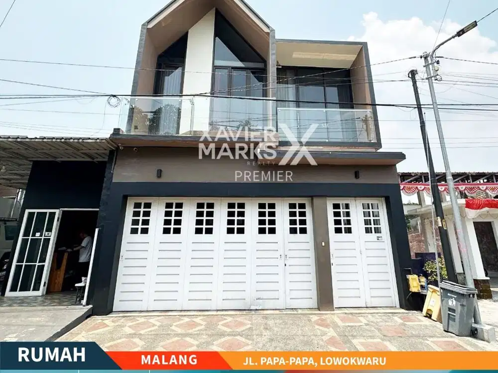Dijual Rumah Modern di Jl Papa Papa Lowokwaru Malang Dekat Suhat