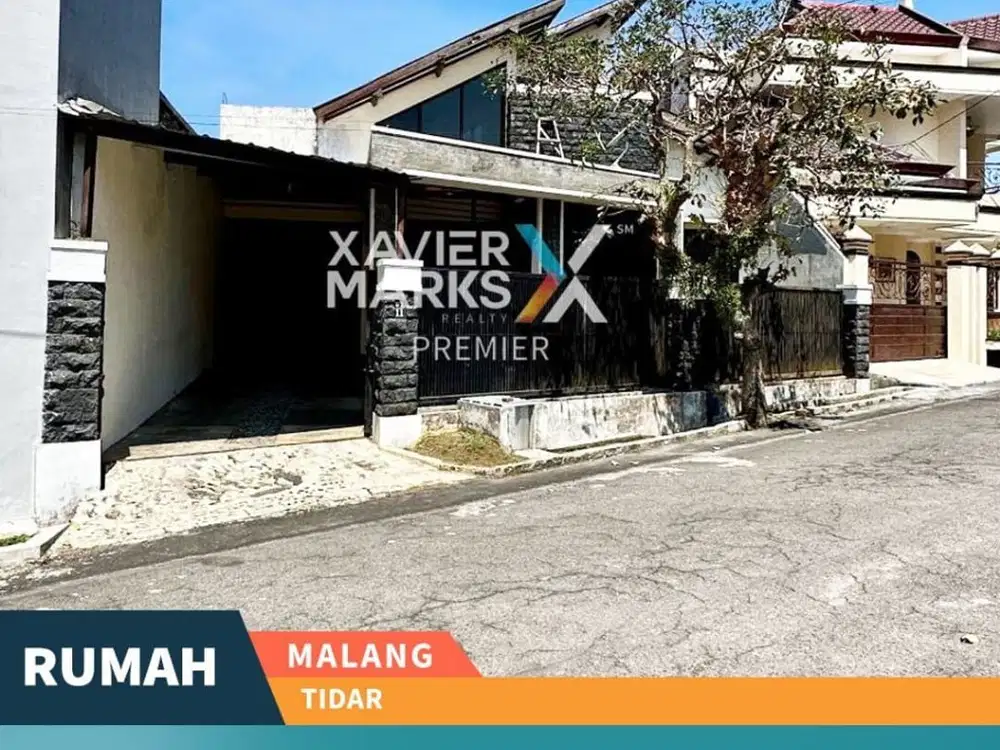 Rumah di Second Road Tidar Raya Malang Strategis Terawat