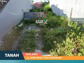 Tanah Di Area Jalan Ikan Paus, Tunjungsekar Lowokwaru Kota Malang