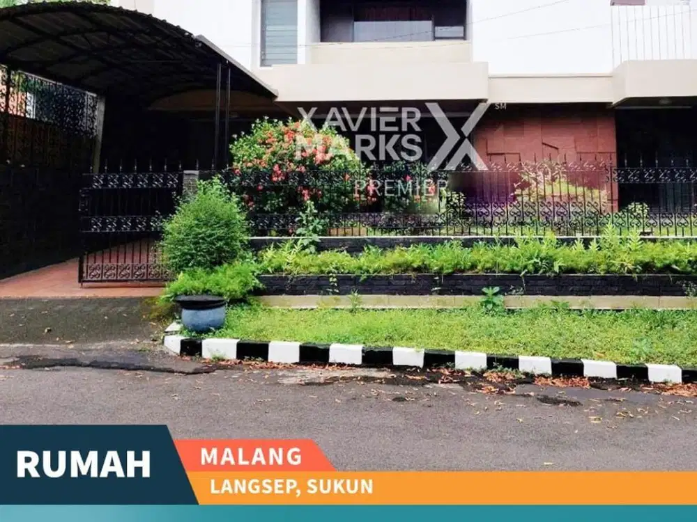 Rumah SHM Tengah Kota Lingkungan Aman di Langsep Sukun Malang