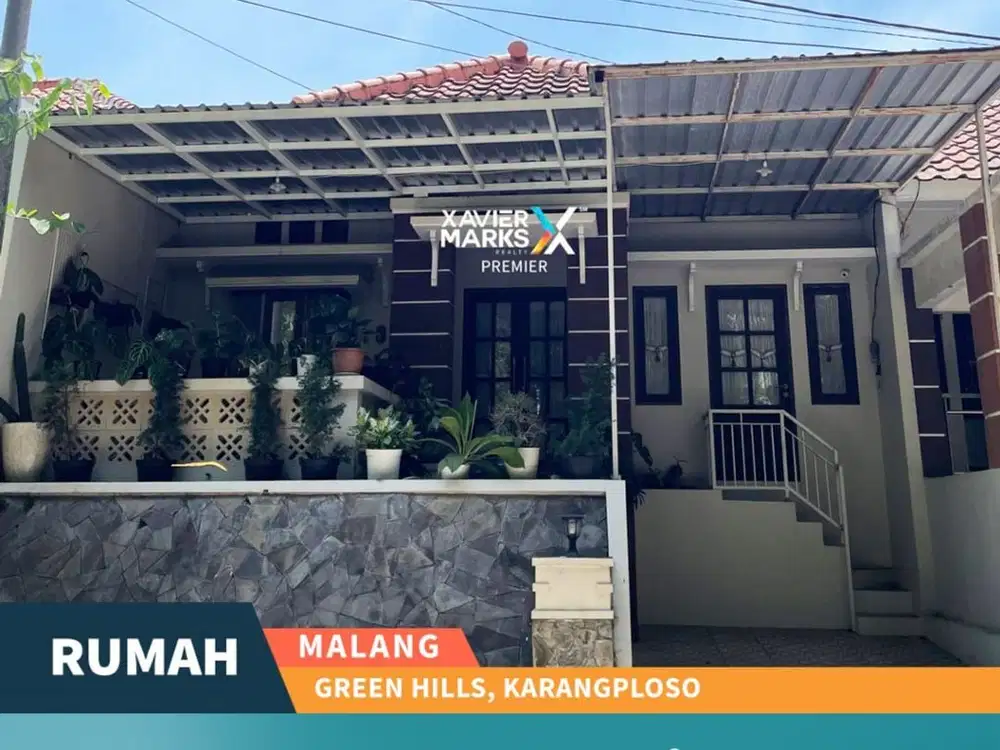 Rumah 1 Lantai Siap Huni Furnished di Grenn Hills Karangploso Malang