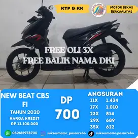 HONDA BEAT CBS FI TAHUN 2020 BERGARANSI, GRATIS SERVIS, FREE OLI