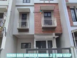 Rumah baru American modern dekat kampus di ikan ikan Lowokwaru Malang
