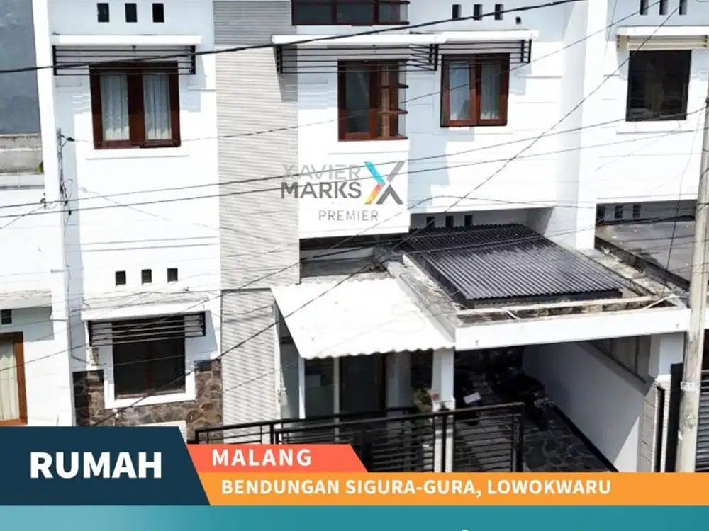 Dijual Rumah Bagus 2 Lantai di Bendungan Sigura Gura Lowokwaru Malang