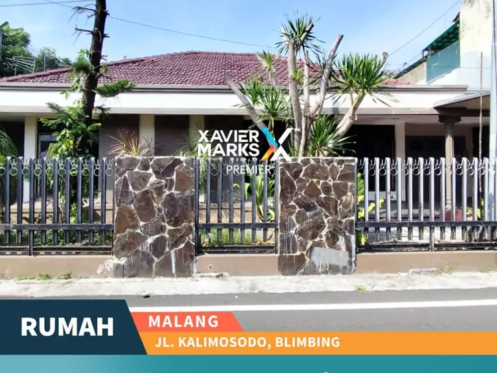 Rumah di Kalimosodo Blimbing Tengah Kota Malang Lingkungan Nyaman