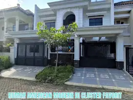 Rumah American modern di Araya Golf Malang