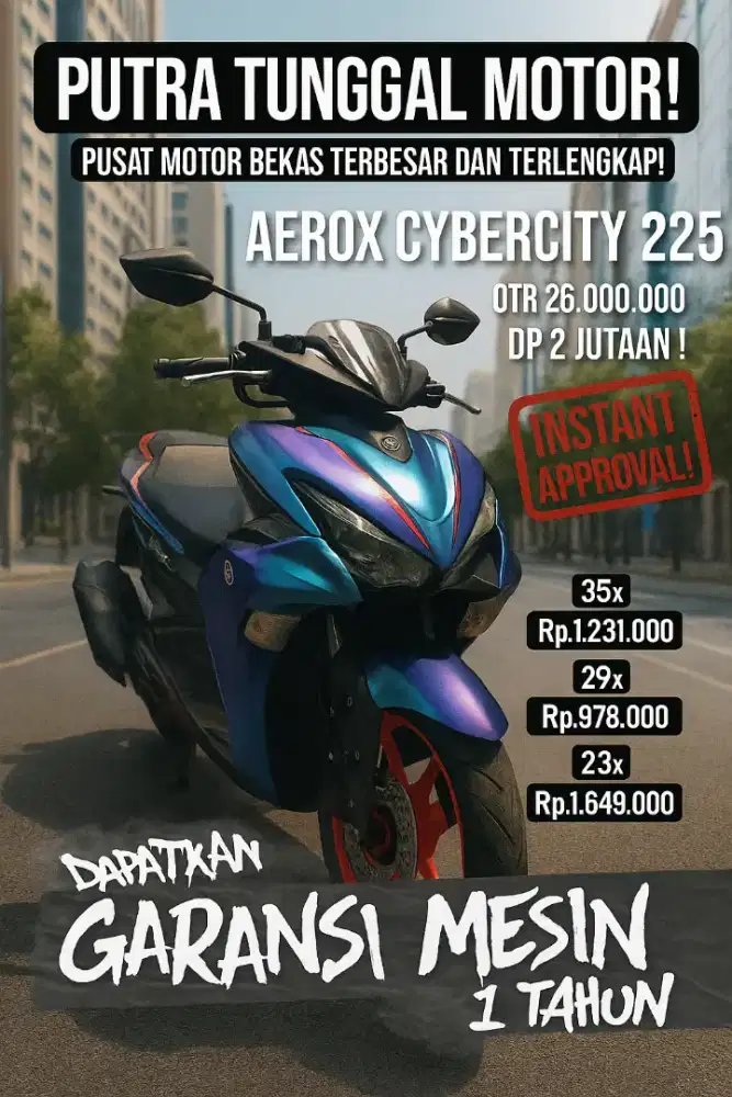 Motor anyar, kualitas masih gak boleh diragukan. Tinggal gas, sampe dh