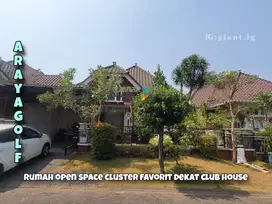 Rumah Open Space Nyaman di Araya Golf Malang