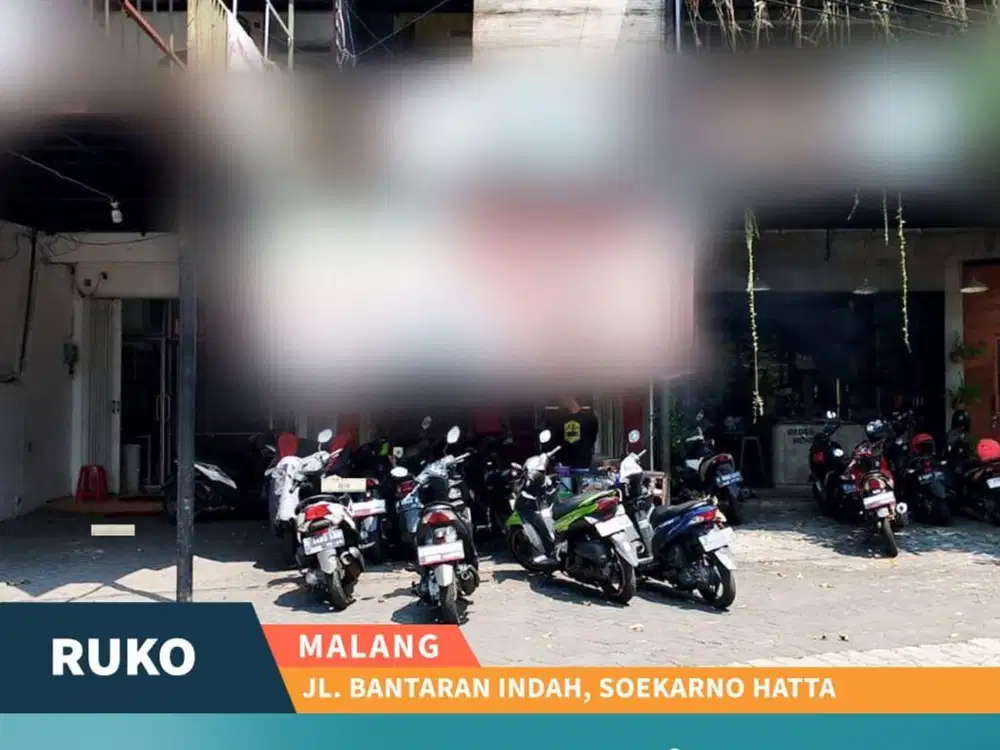 Ruko Dekat Kampus dan Pusat Kuliner di Bantaran Indah Suhat Malang