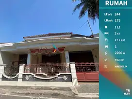 Dijual Rumah Aksen Jawa Siap Huni di Bumiayu Malang