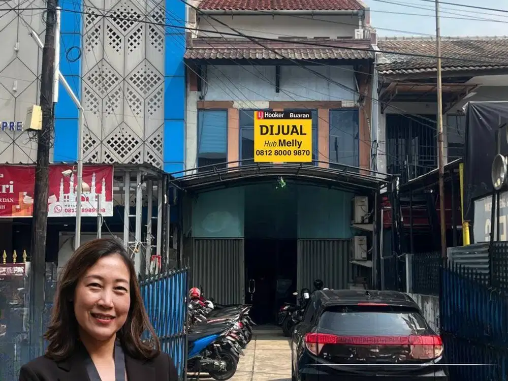 Ruko Lingkungan Ramai Pinggir Jalan Raya Condet Jakarta Timur