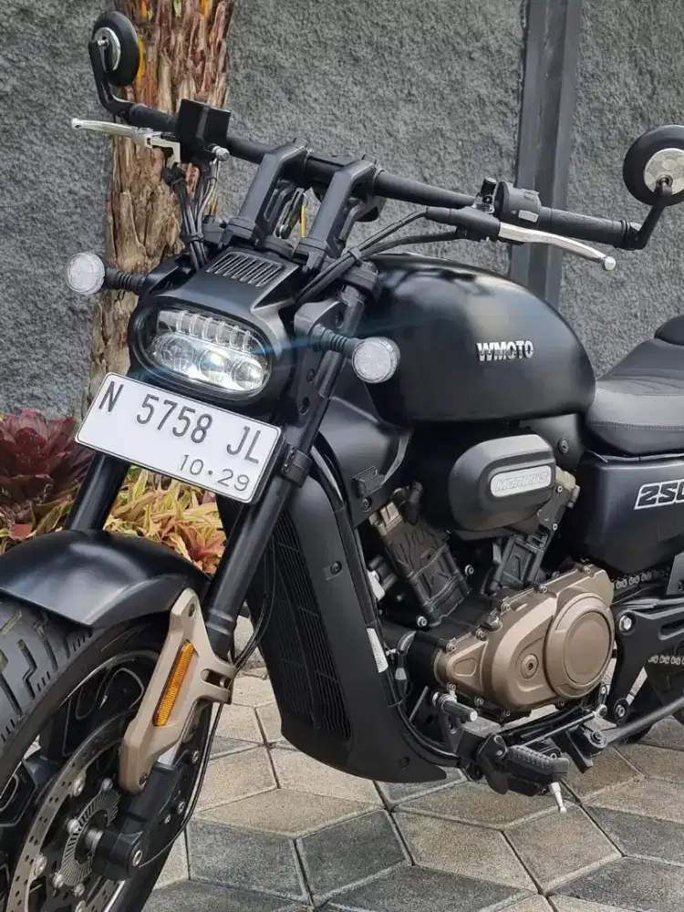 Wmoto Morbius 250cc 2024 V-Twin 2 Silinder.Odo 400 KM Nopol .N Malang