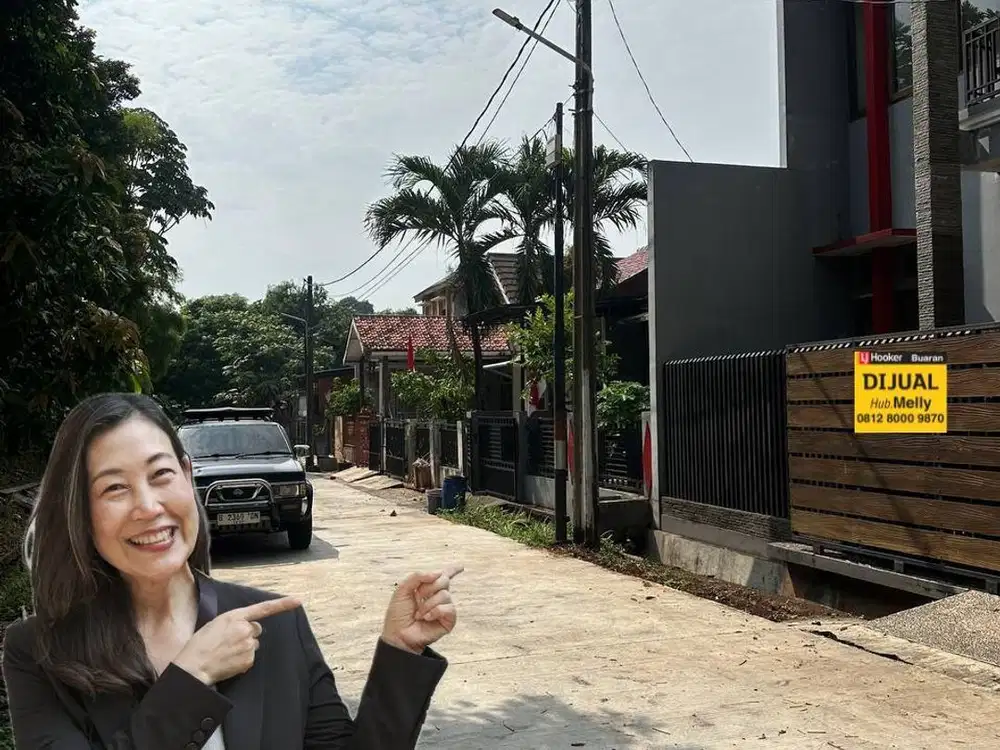 Rumah Modern Jalan Pandan Wangi Perum Bulog Pondok Melati Bekasi