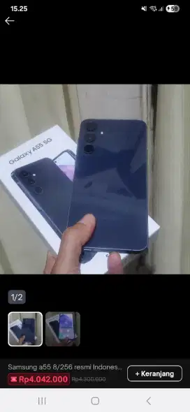 Hp Samsung A55 8/256 Mulus LIKE NEW