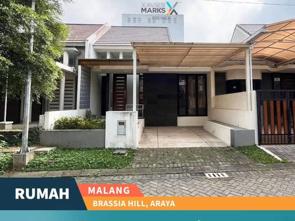Dijual Rumah Modern Brassia Hill Araya Malang Dekat Kampus Binus