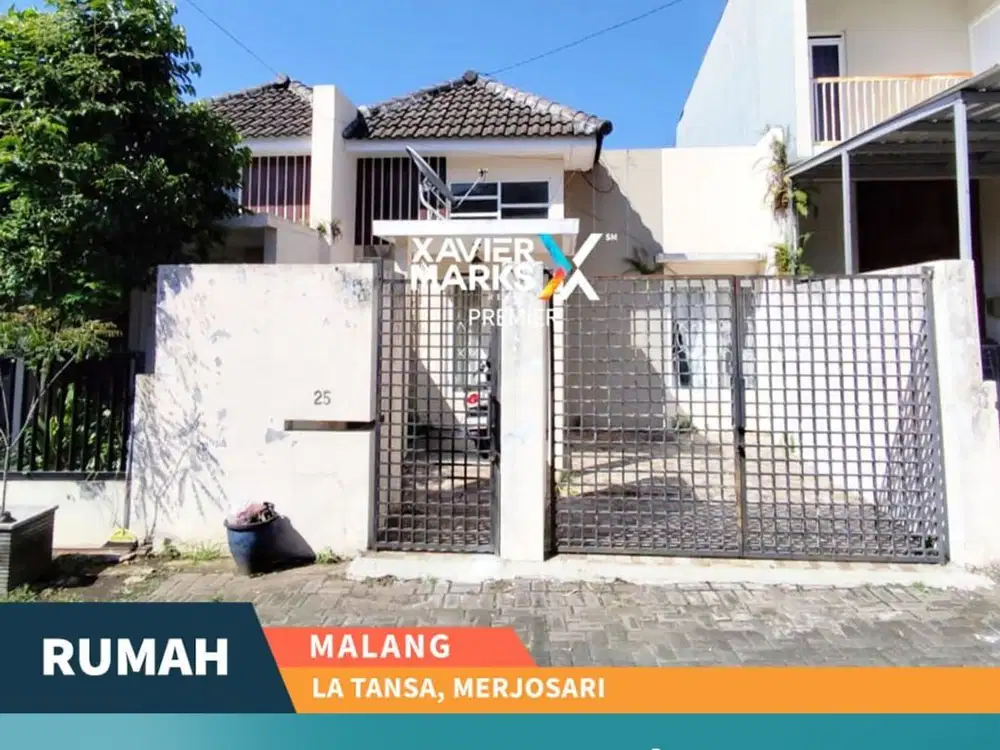 Rumah Terawat Lingkungan Nyaman Tenang di La Tansa Merjosari Malang