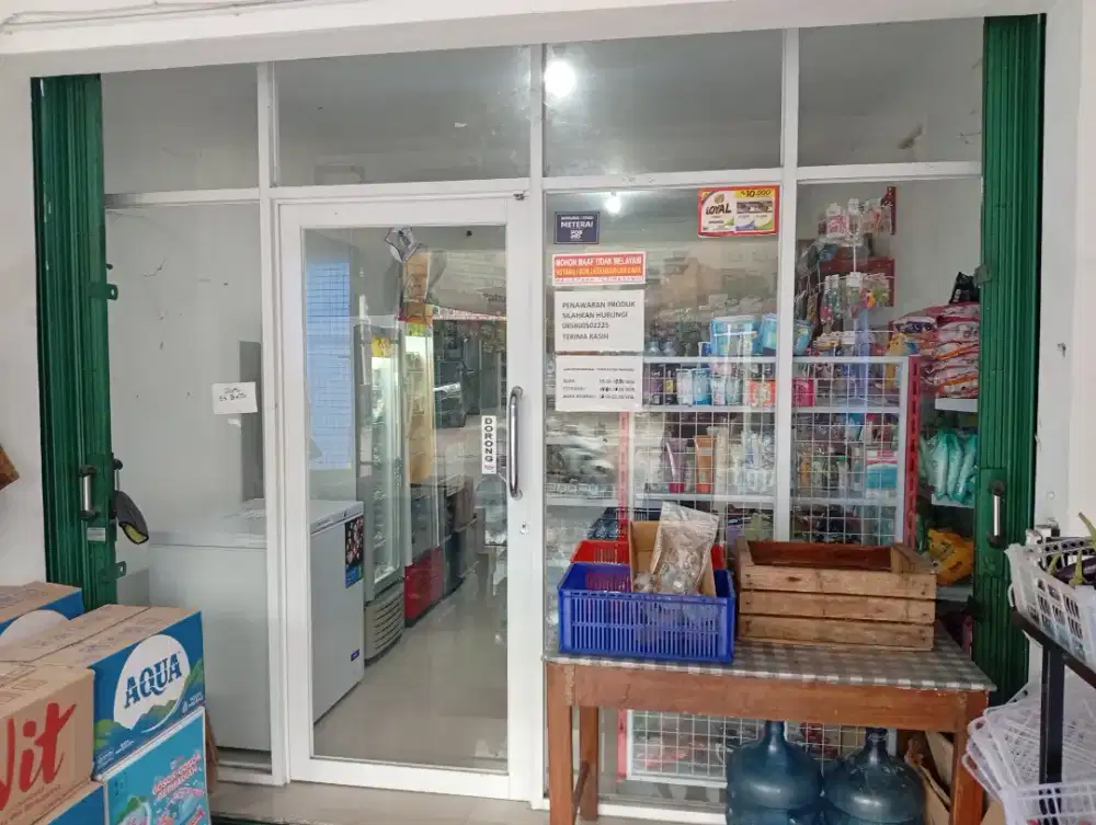 DIJUAL PINTU ALUMINIUM KACA BEKAS TAHAN KARAT KOKOH