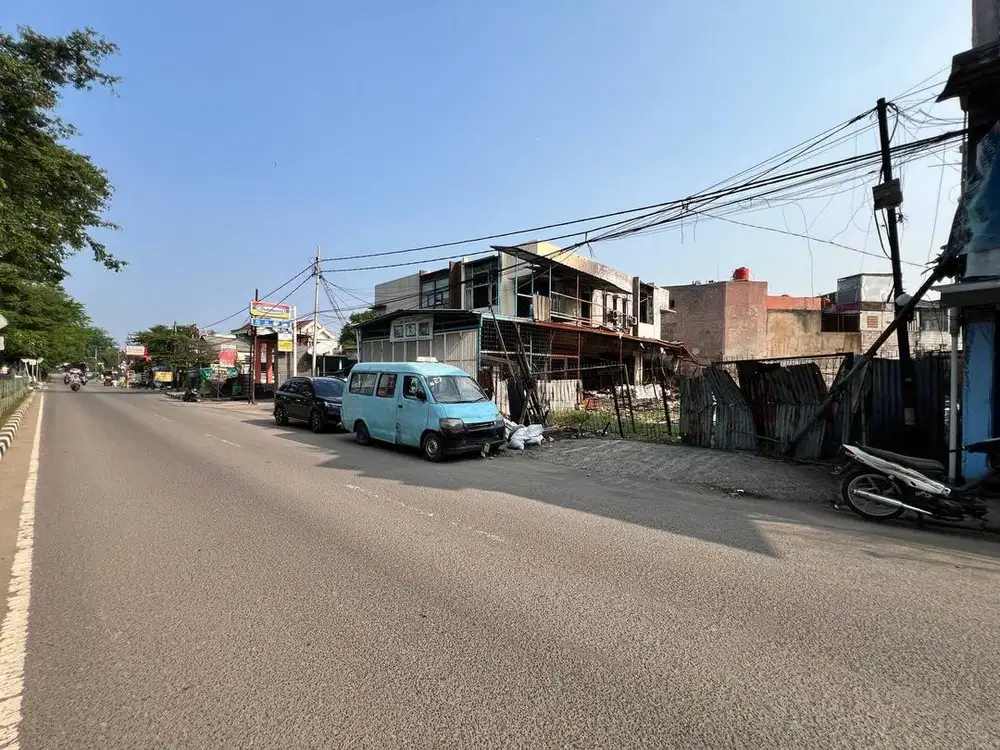 Tanah Komersil Pinggir Jalan Raya Cipinang Harga Dibawah Njop Klender