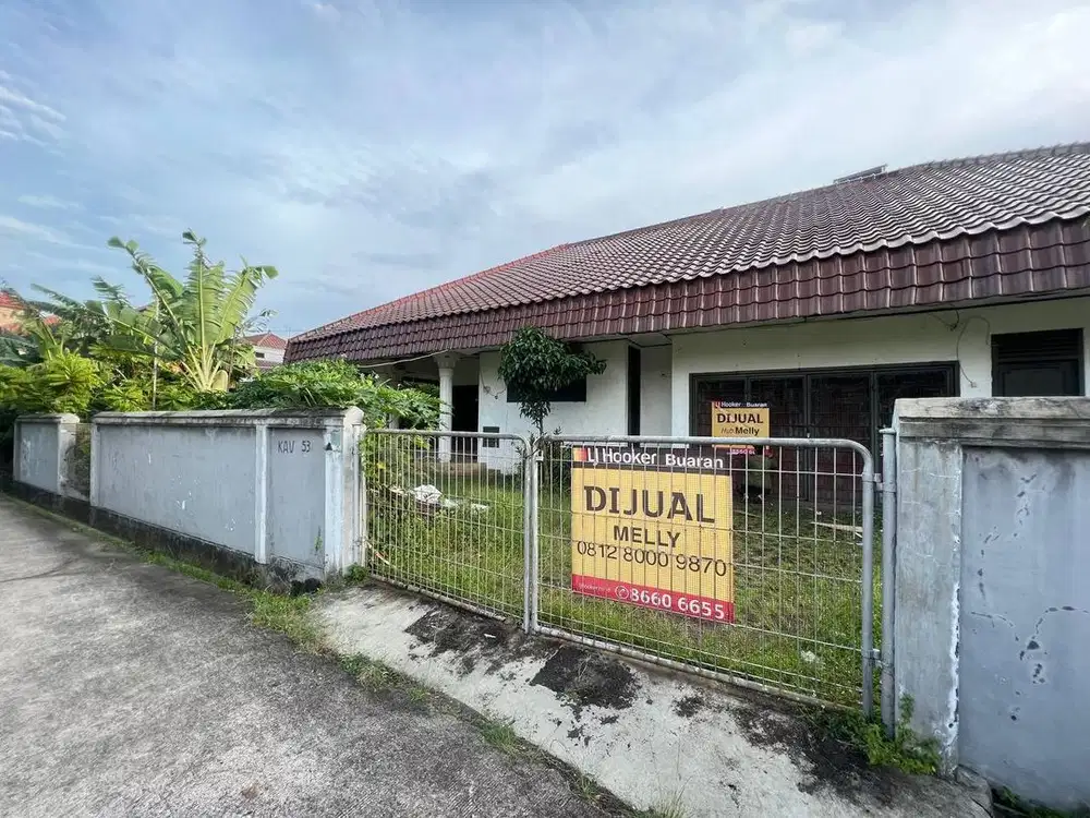 Dijual Tanah Bonus Rumah di Jalan Tugu Jatiwaringin
