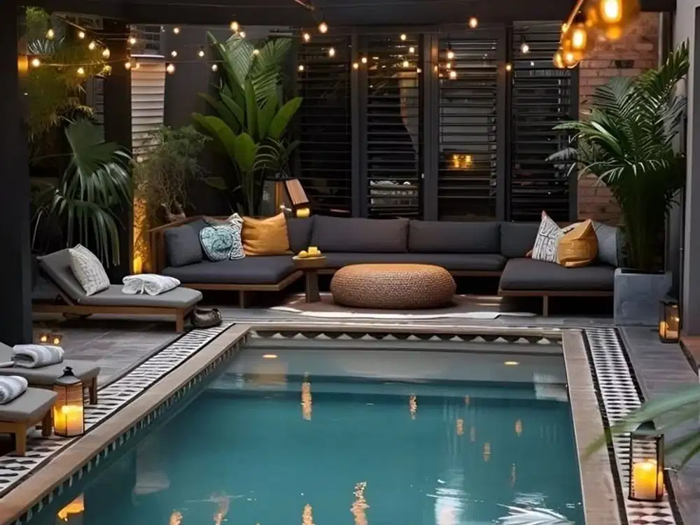 Rumah Baru Full Furnish Hook Kolam Renang di Kencana Loka BSD City