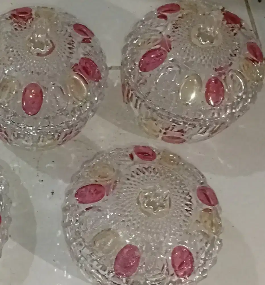 Jual harga miring 1 set 3 Toples Kristal SOGA Jepang kualitas tinggi