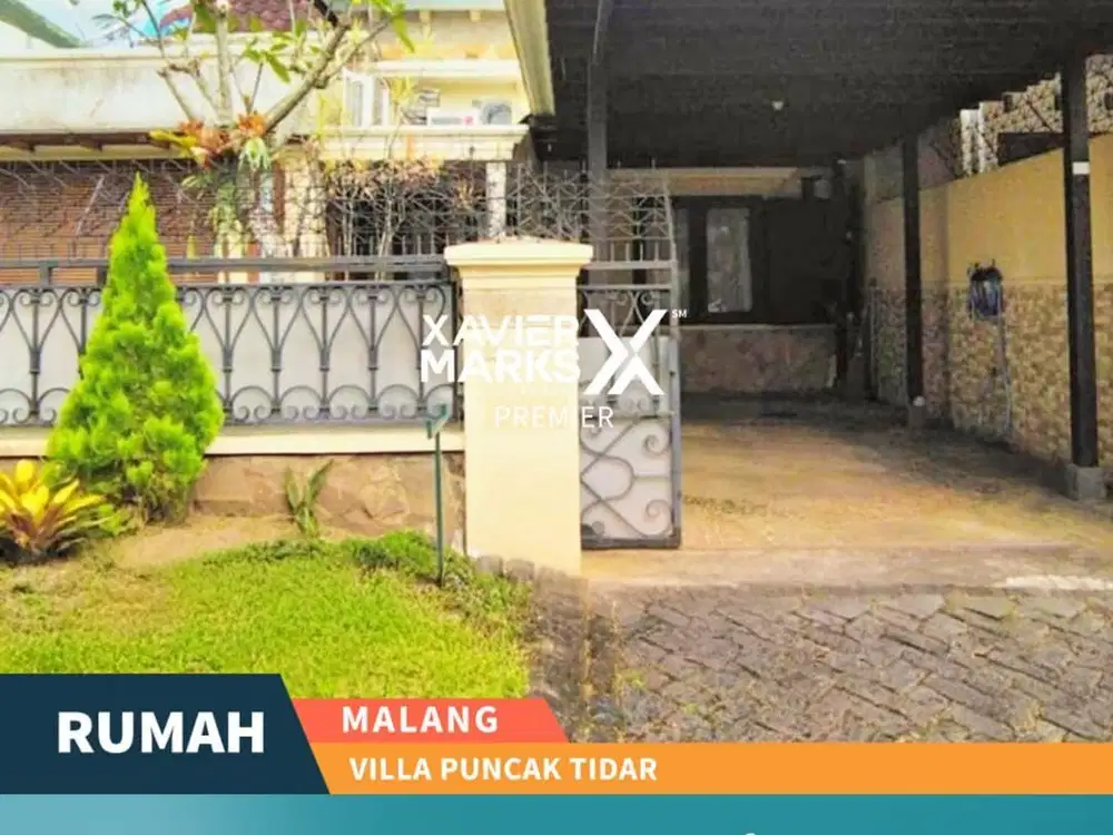 Rumah Nuansa Kayu Area Premium Di Villa Puncak Tidar Malang