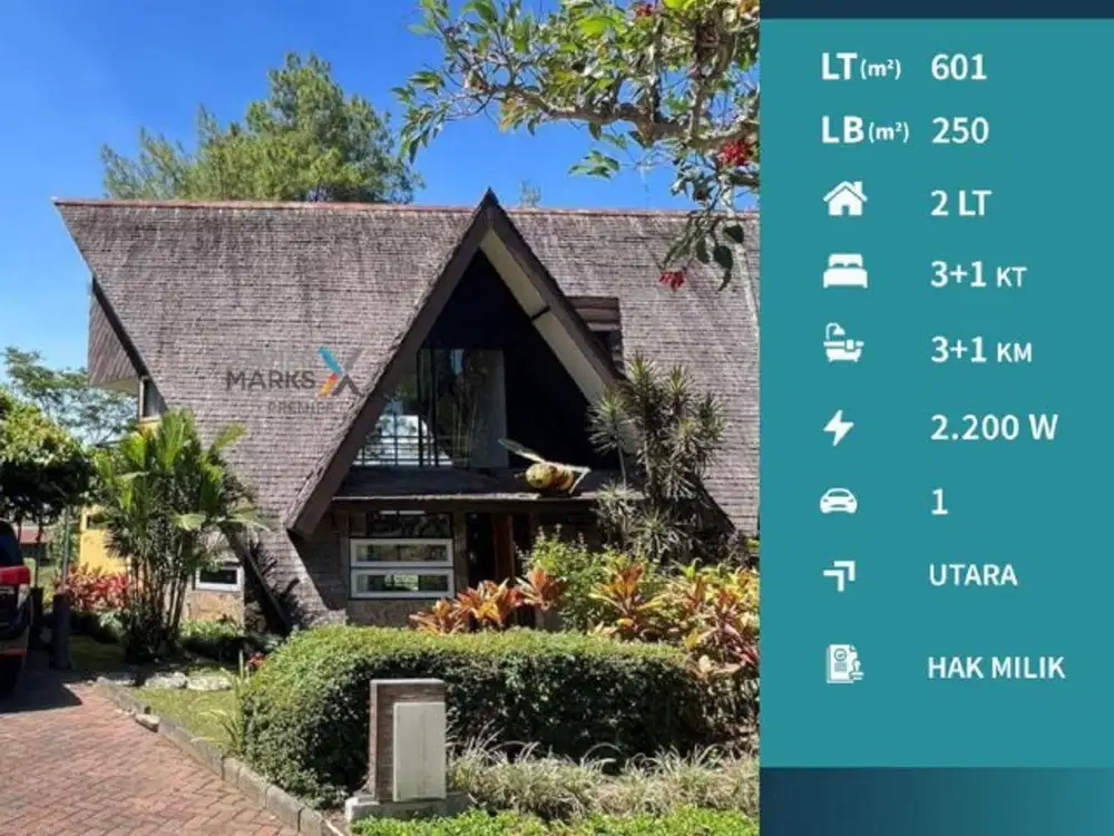 e101 Villa Instagramable sudah Full Furnished di Klub Bunga, Batu