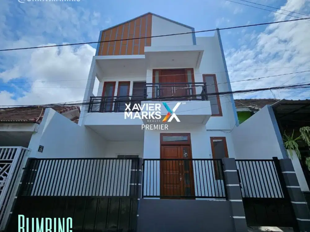 Rumah Modern Baru 2 lantai di Blimbing Malang
