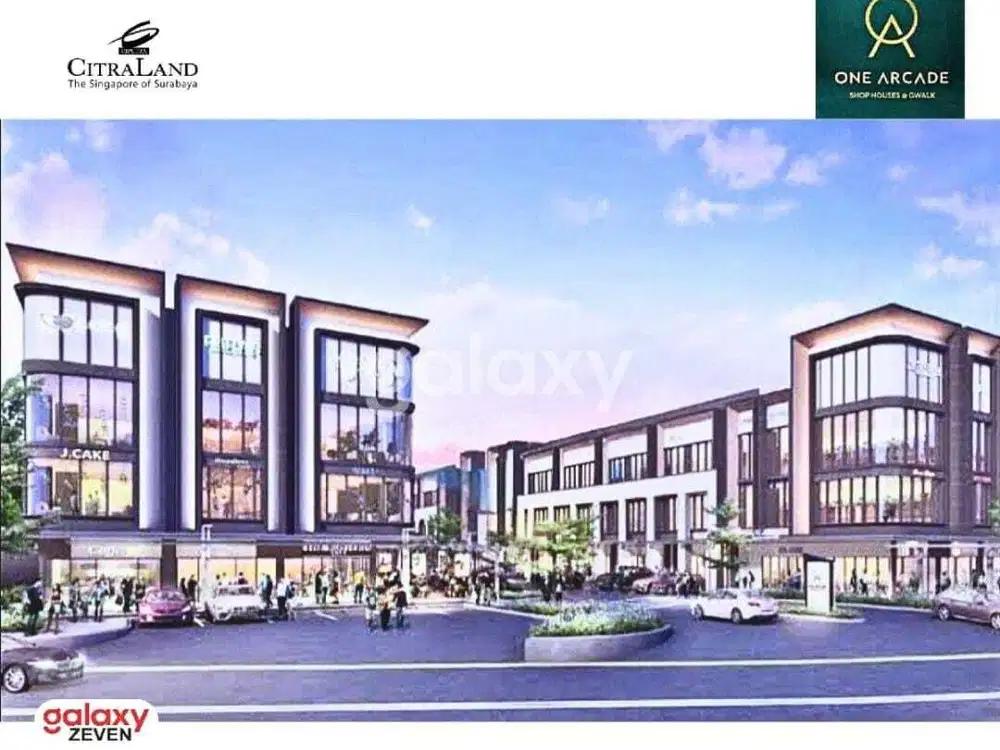 JUAL RUKO KAWASAN PREMIUM ONE ARCADE GWALK CITRALAND RADIAL ROAD