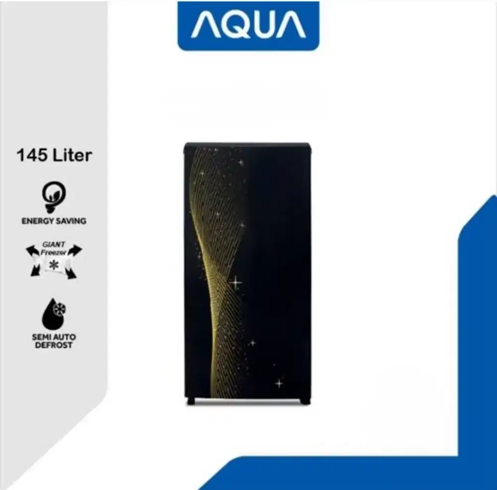 KULKAS 1 PINTU AQUA AQR-D185 MOTIF