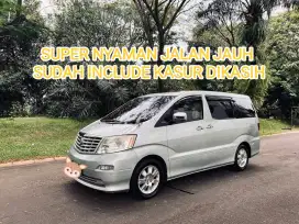 TOYOTA ALPHARD 2.4 V AT 2005 IRIT TERAWAT SANGAT NYAMAN KONDISI GRESS
