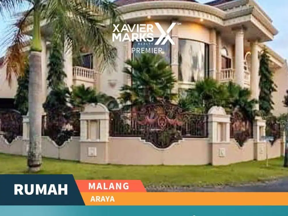 Dijual Rumah Eksklusif Mewah Posisi Hook Di Araya Malang
