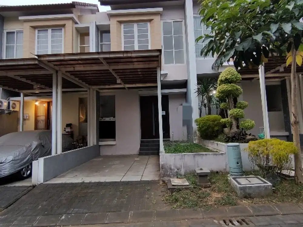 dijual murah rumah 2 lantai free kitchen set jasmine valley araya