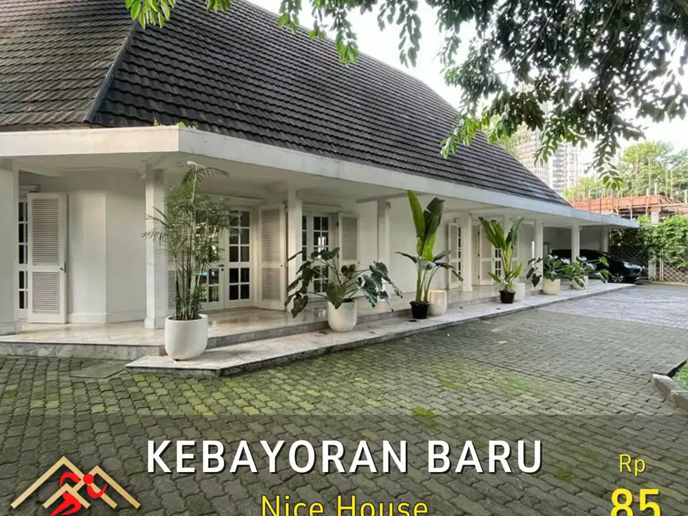 DIJUAL RUMAH TANAH LUAS DI KEBAYORAN BARU JAKARTA SELATAN