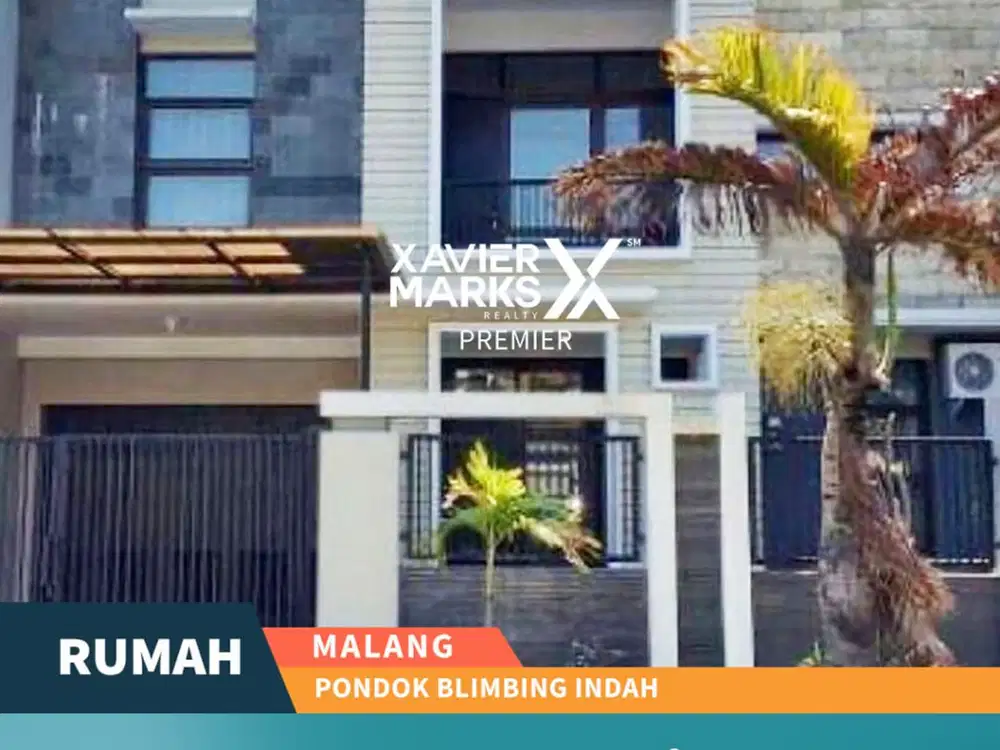 Dijual  Rumah Mewah Modern minimalis di main road PBI Araya Malang