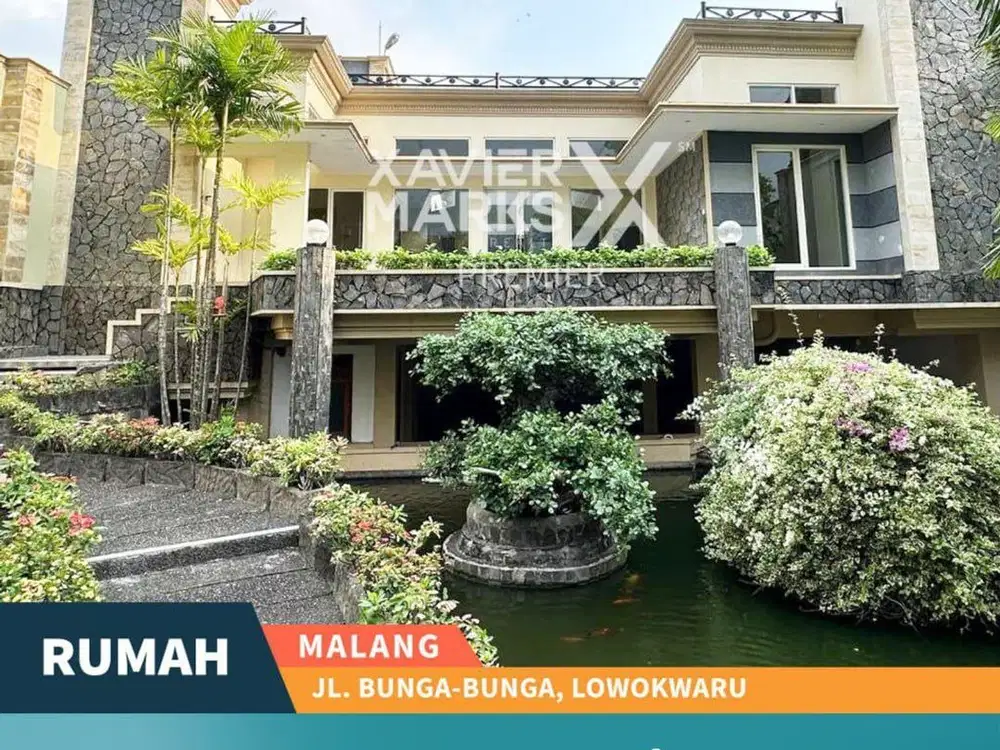 Dijual Rumah Super Luas di Area Jalan Bunga-Bunga, Lowokwaru, Malang