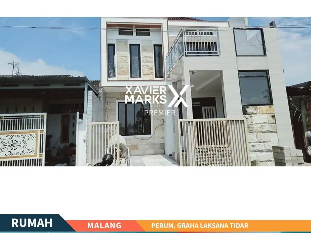 Dijual Rumah Baru 2 lantai di Perum Laksana Tidar, Malang