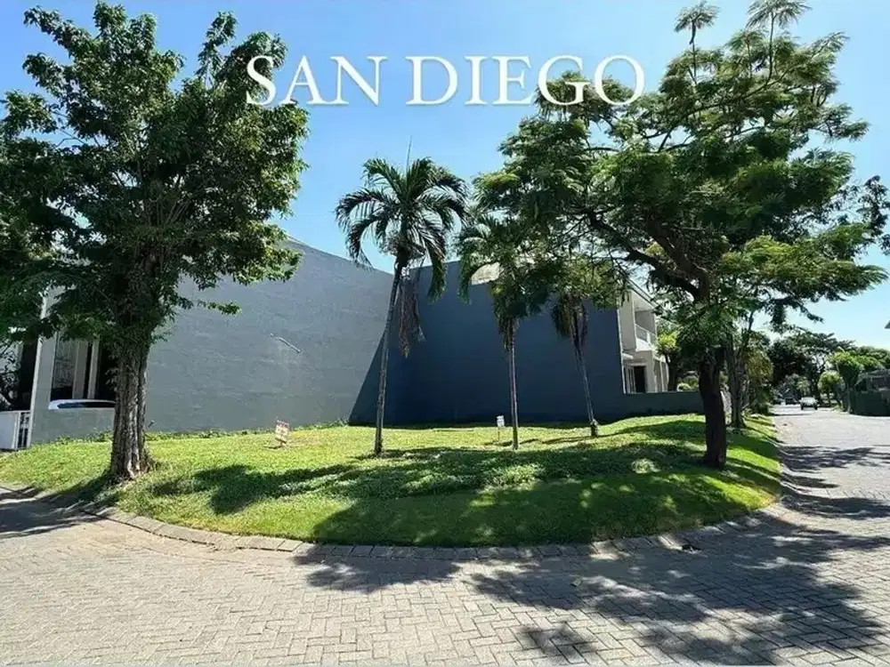 Tanah San Diego Hook Strategis Siap Bangun pakuwon city