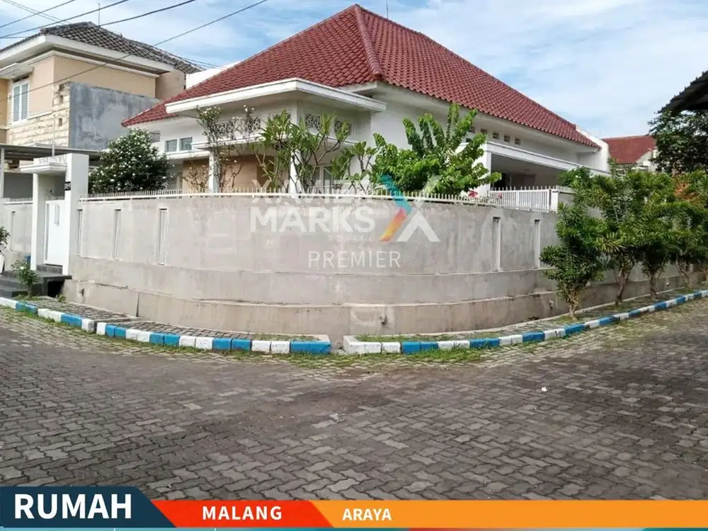 Dijual Rumah Araya Malang Posisi Hook Bangunan Premium