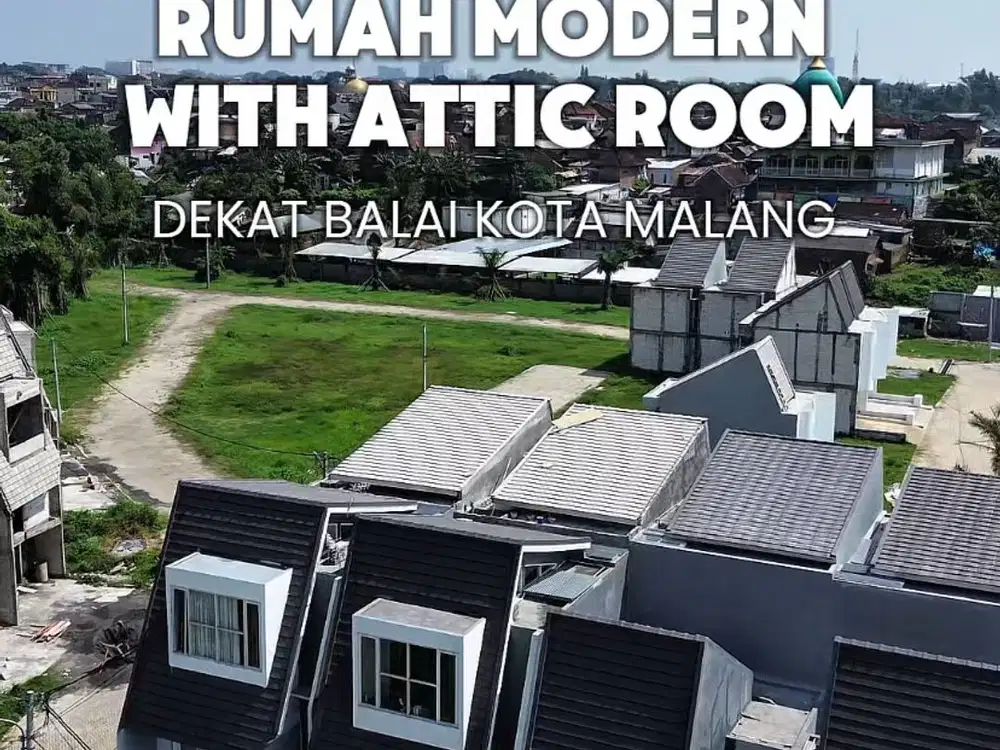 Rumah baru modern minimalis 3 lantai tumenggung suryo malang